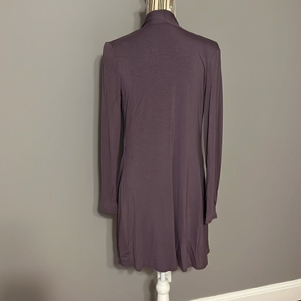 AZULES Long Purple Cardigan - Picture 2 of 7